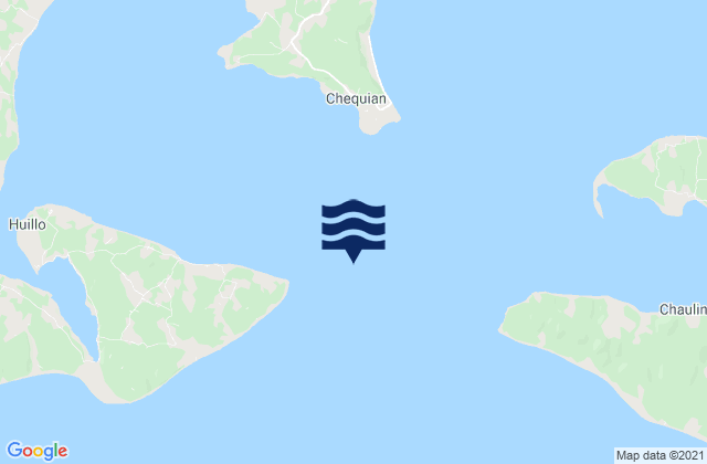 Faro Isla Imelev, Chileの潮見表地図