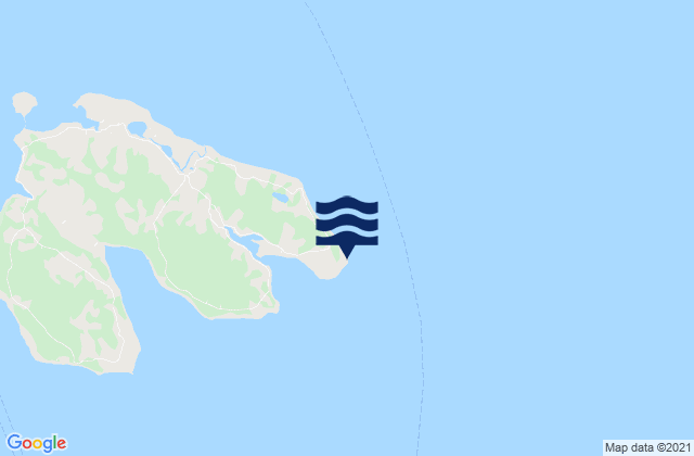Faro Punta Redonda, Chileの潮見表地図