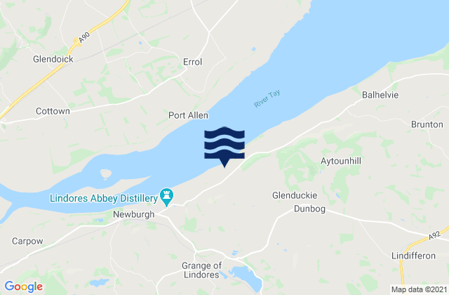 Fife, United Kingdomの潮見表地図