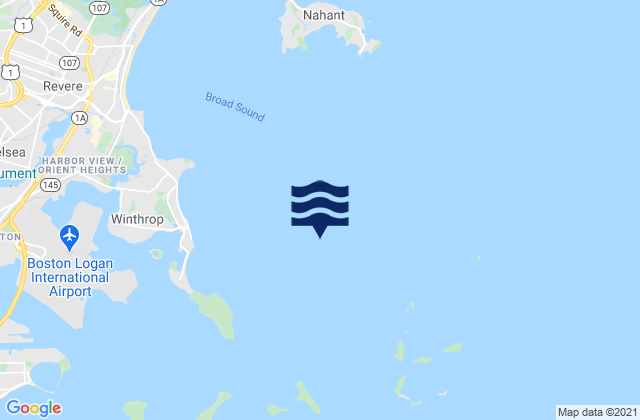 Finns Ledge Bell 0.2 n.mi. west of, United Statesの潮見表地図