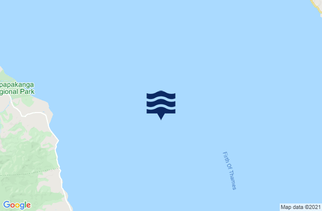 Firth of Thames, New Zealandの潮見表地図