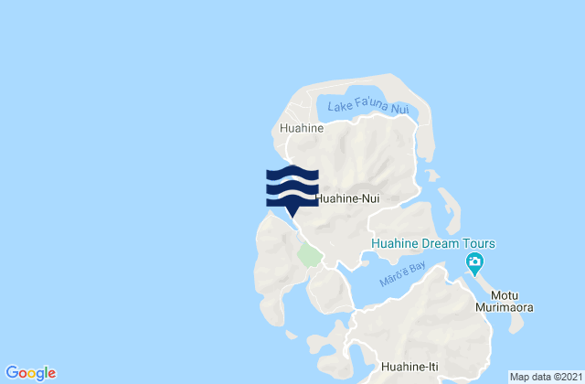 Fitii, French Polynesiaの潮見表地図