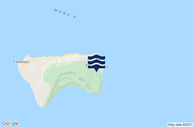 Fitiuta County, American Samoaの潮見表地図