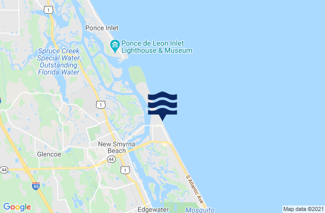 Flagler Avenue, United Statesの潮見表地図