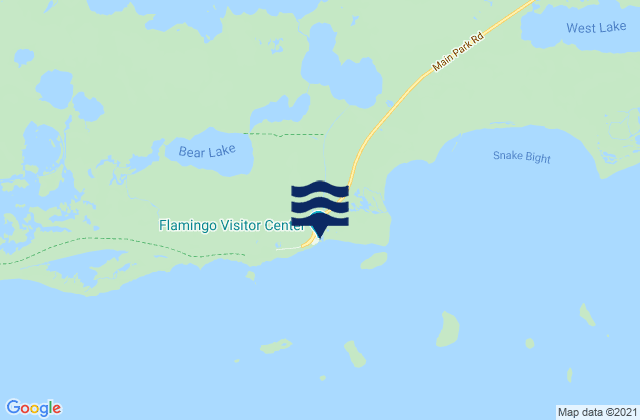 Flamingo (Florida Bay), United Statesの潮見表地図
