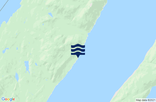 Flat Point, Canadaの潮見表地図