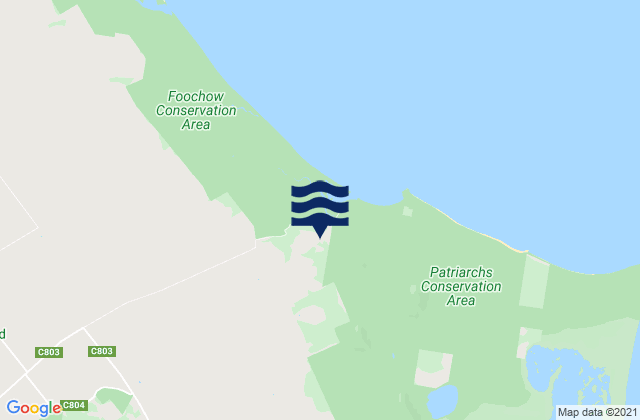 Flinders, Australiaの潮見表地図