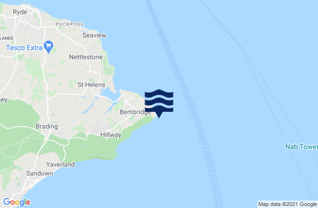 Foreland (Lifeboat Slip), United Kingdomの潮見表地図