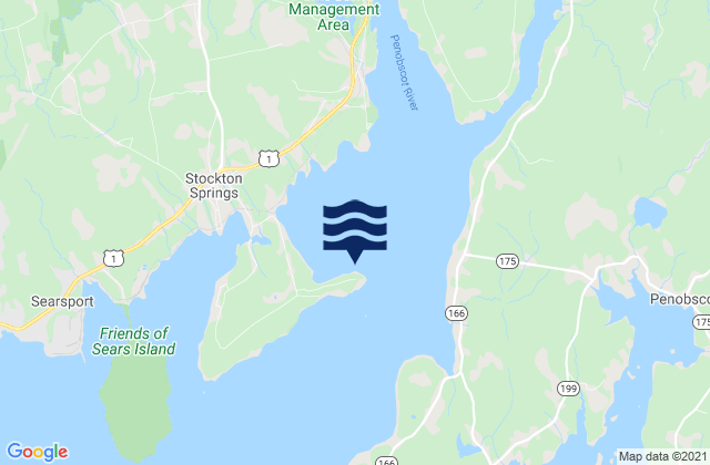 Fort Point, United Statesの潮見表地図