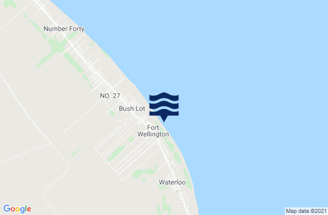 Fort Wellington, Guyanaの潮見表地図