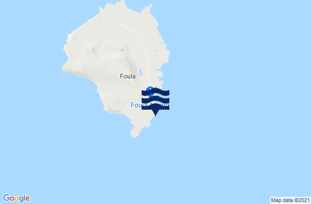 Foula, United Kingdomの潮見表地図