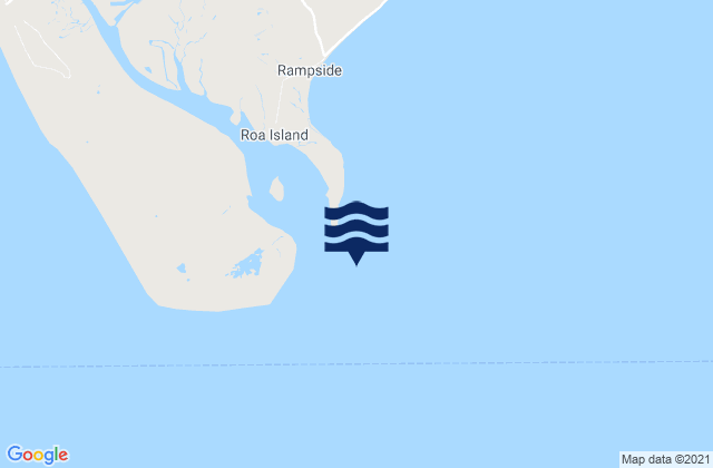 Foulney Island, United Kingdomの潮見表地図