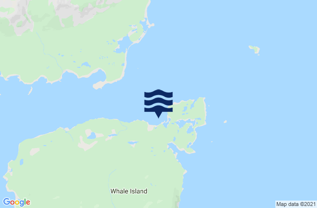 Fox Bay (Whale Island), United Statesの潮見表地図