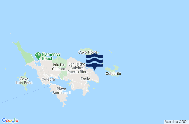 Fraile Barrio, Puerto Ricoの潮見表地図