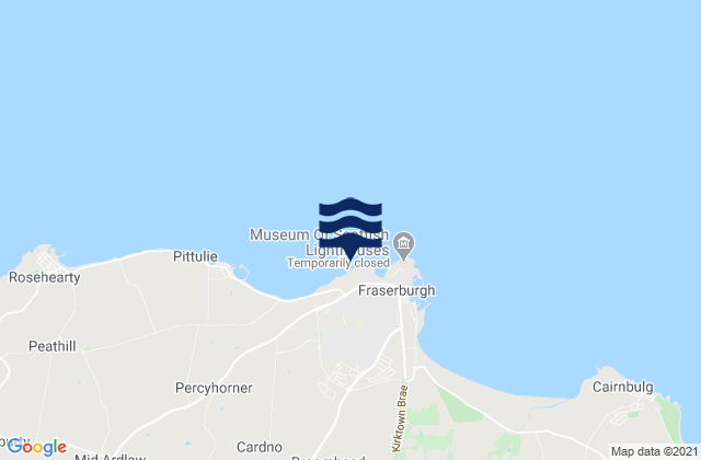 Fraserburgh, United Kingdomの潮見表地図