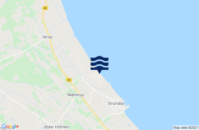 Frederikshavn Kommune, Denmarkの潮見表地図