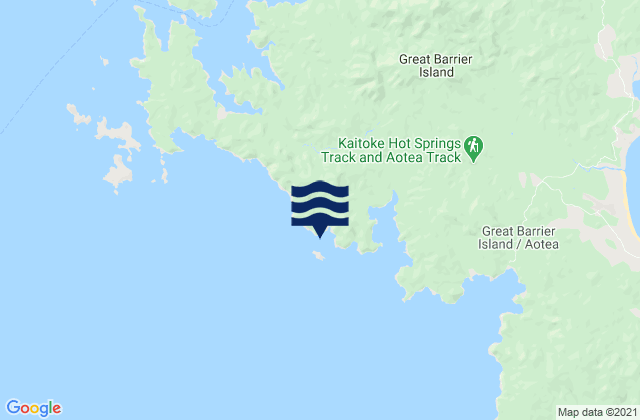 French Bay, New Zealandの潮見表地図