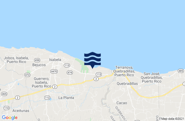 Galateo Alto Barrio, Puerto Ricoの潮見表地図
