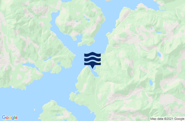 Galiano Bay, Canadaの潮見表地図