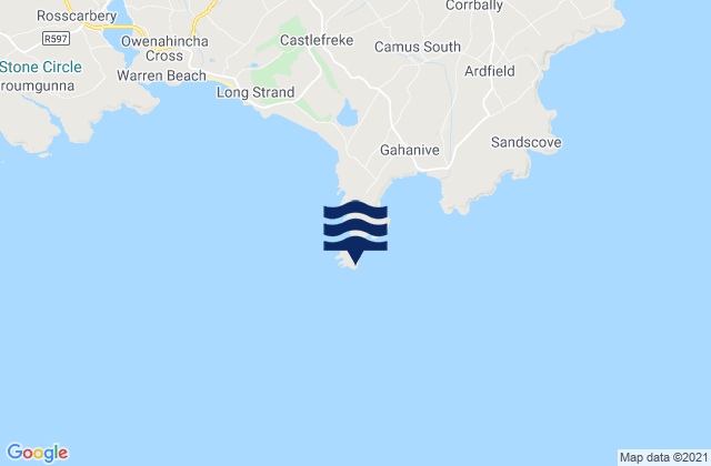 Galley Head, Irelandの潮見表地図