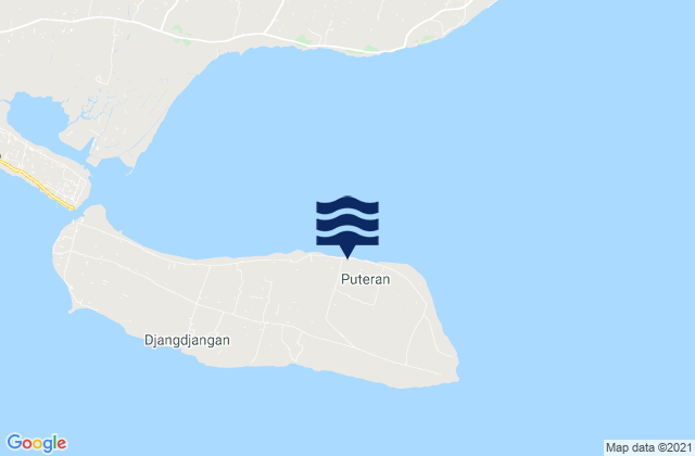 Galtek, Indonesiaの潮見表地図