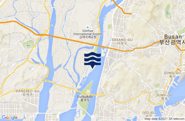 Gangseo-gu, South Koreaの潮見表地図