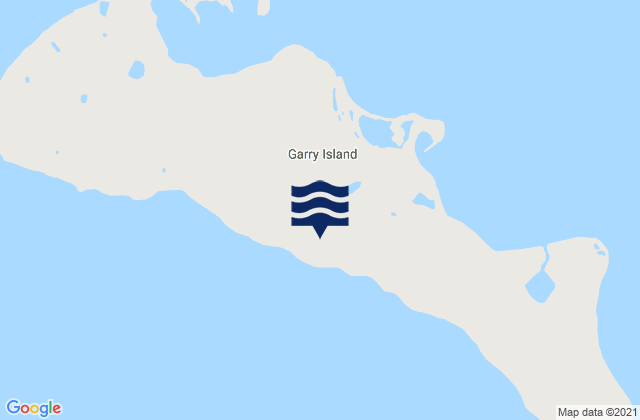 Garry Island, United Statesの潮見表地図