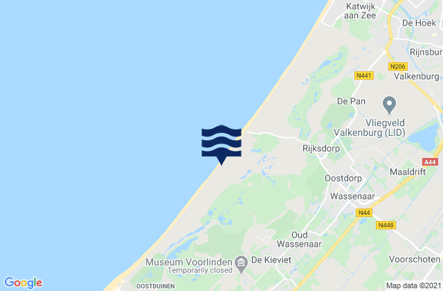 Gemeente Leidschendam-Voorburg, Netherlandsの潮見表地図