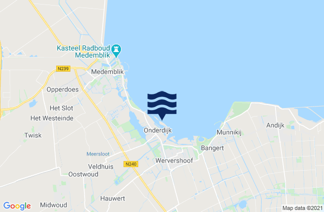 Gemeente Medemblik, Netherlandsの潮見表地図