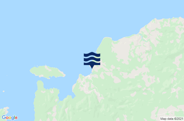 Genang, Indonesiaの潮見表地図