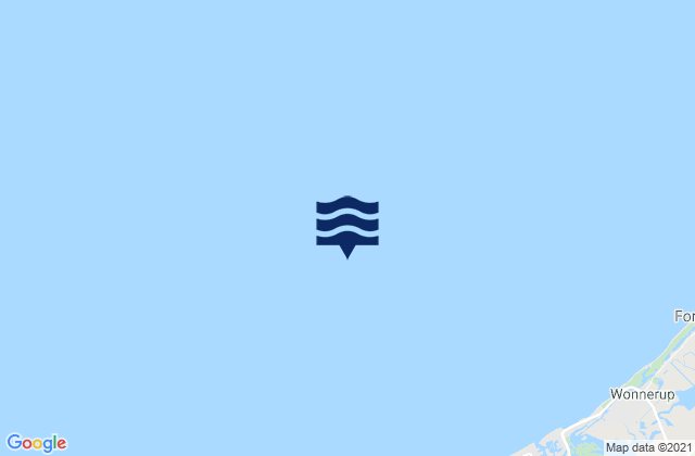 Geographe Bay, Australiaの潮見表地図