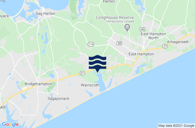 Georgica (East Hampton), United Statesの潮見表地図