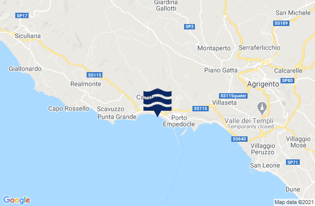 Giardina Gallotti, Italyの潮見表地図