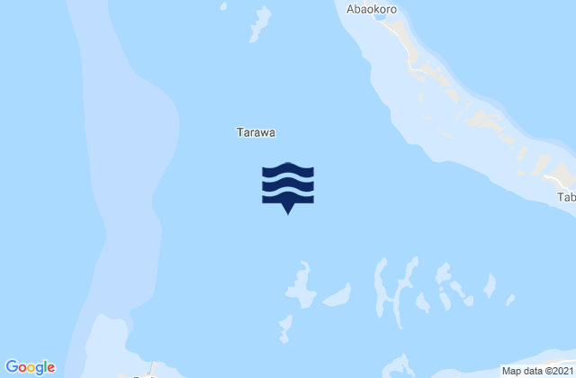 Gilbert Islands, Kiribatiの潮見表地図