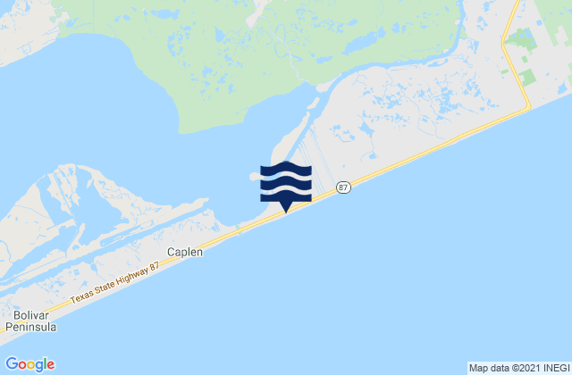 Gilchrist (East Bay), United Statesの潮見表地図