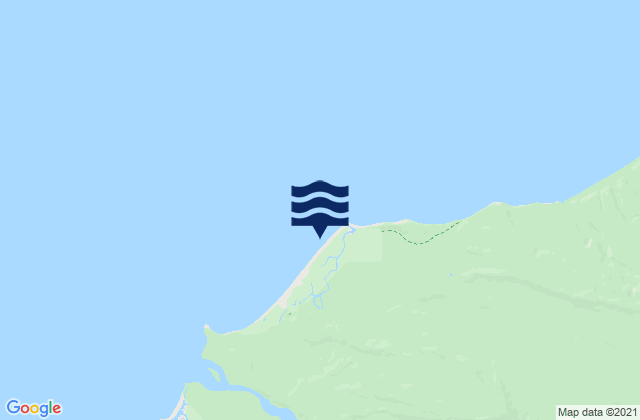 Gillespie Beach, New Zealandの潮見表地図
