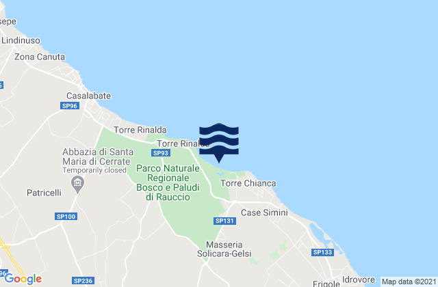 Giorgilorio, Italyの潮見表地図