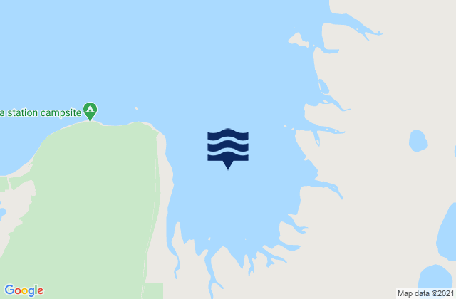 Giralia Bay, Australiaの潮見表地図