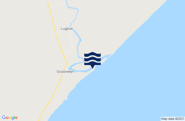 Giuba River, Somaliaの潮見表地図