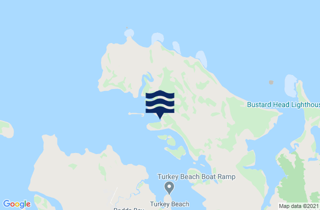 Gladstone, Australiaの潮見表地図