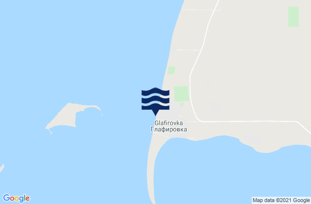 Glafirovka, Russiaの潮見表地図