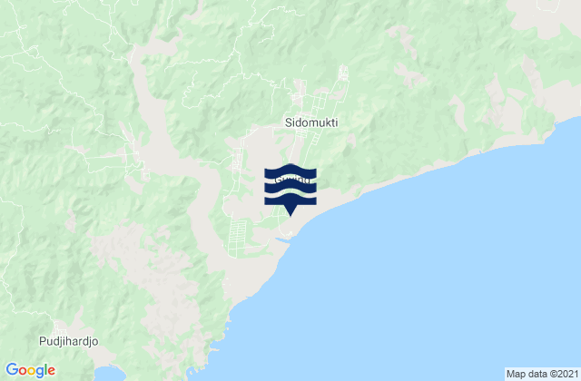 Glagahan, Indonesiaの潮見表地図