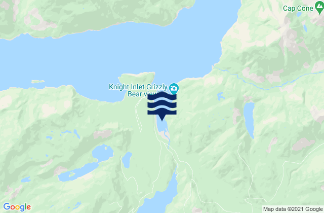 Glendale Cove, Canadaの潮見表地図