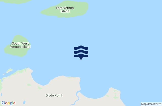 Glyde Point, Australiaの潮見表地図