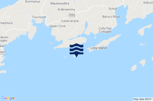 Goat Island, Irelandの潮見表地図