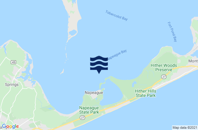 Goff Point 0.4 mile northwest of, United Statesの潮見表地図