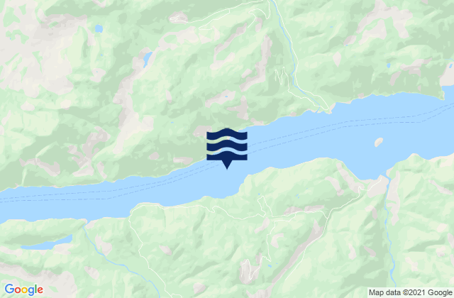 Gold River, Canadaの潮見表地図