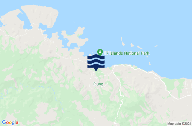 Golokutu, Indonesiaの潮見表地図