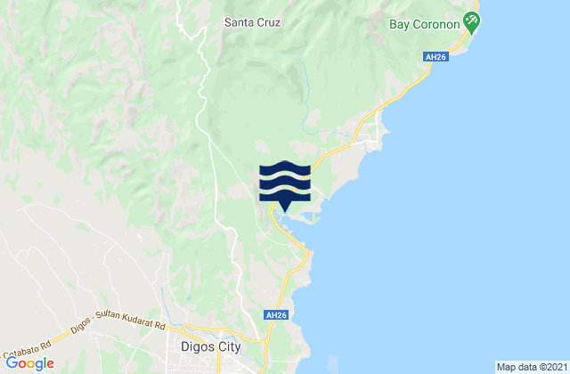 Goma, Philippinesの潮見表地図