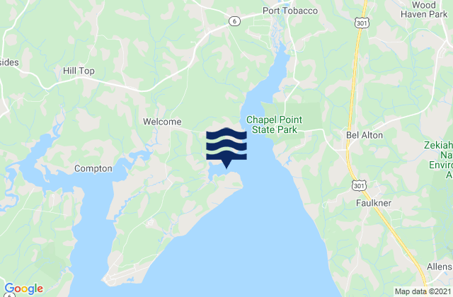 Goose Bay, United Statesの潮見表地図